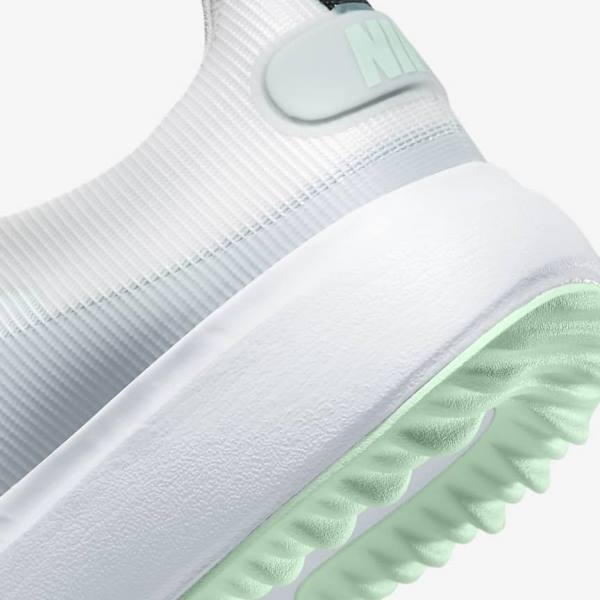 Nike Ace Summerlite Ženske Cipele za golf Bijele Platine Menta Crne | NK864CHQ