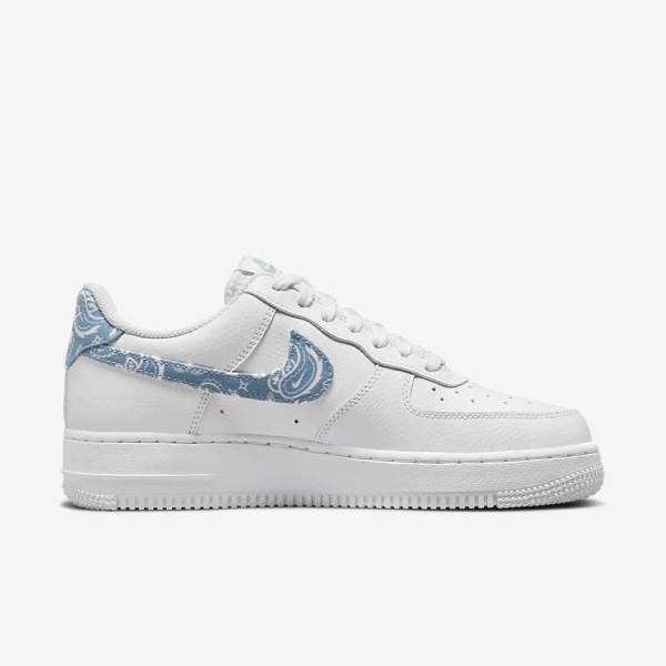 Nike Air Force 1 07 Essential Ženske Tenisice Bijele Plave | NK240QEF