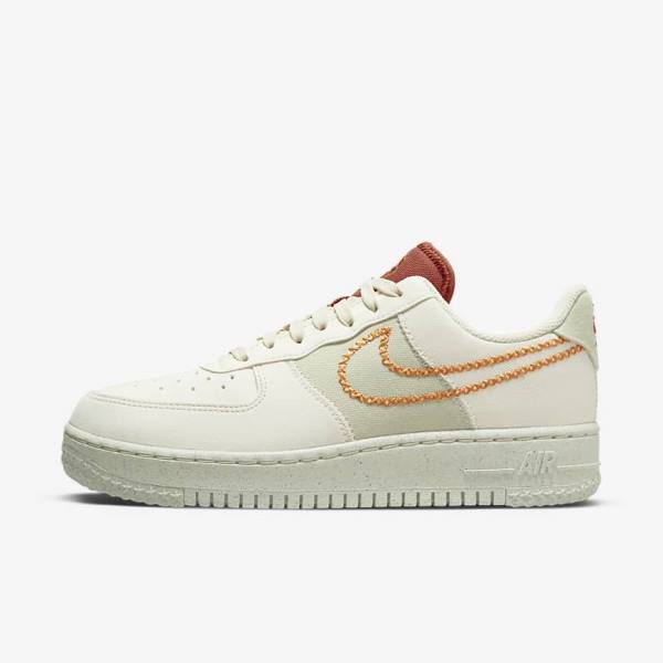 Nike Air Force 1 07 Low Ženske Tenisice Maslinasto Zelene Žute | NK571HBM