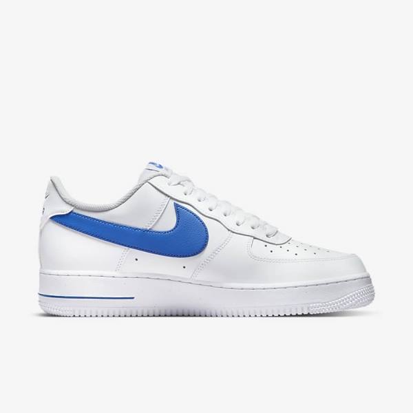 Nike Air Force 1 07 Muške Tenisice Bijele Kraljevska Plava | NK317DQP