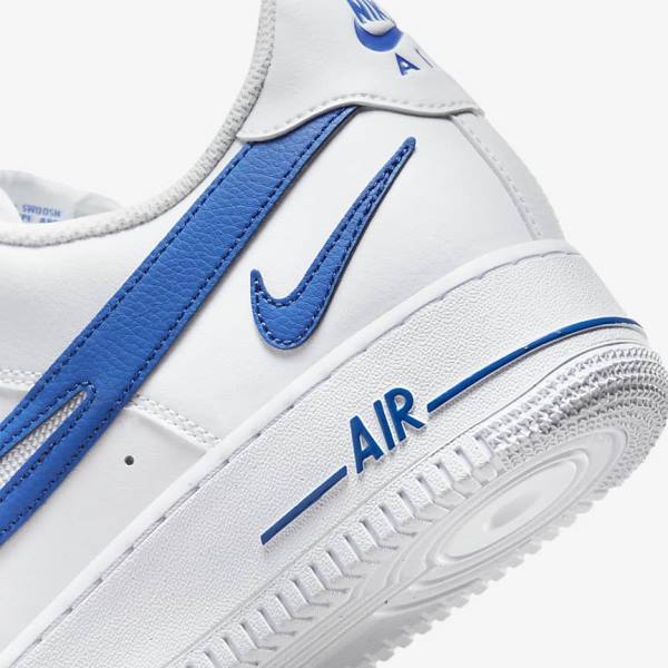 Nike Air Force 1 07 Muške Tenisice Bijele Kraljevska Plava | NK317DQP