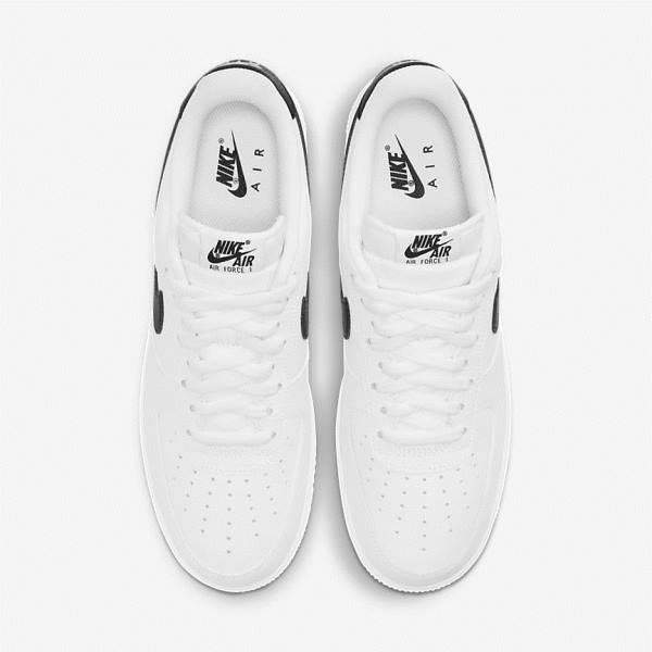 Nike Air Force 1 07 Muške Tenisice Bijele Crne | NK804COZ