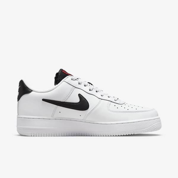 Nike Air Force 1 07 Premium Muške Tenisice Bijele Bordo Crvene Crne | NK371EVY