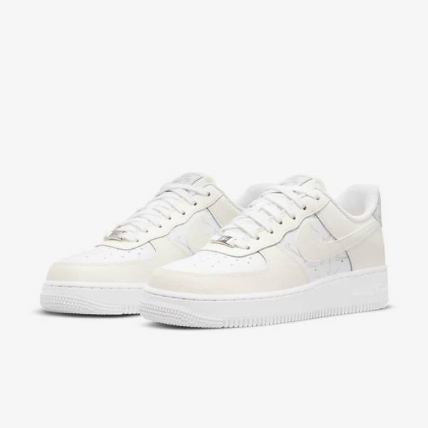 Nike Air Force 1 07 Ženske Tenisice Bijele Platine | NK634ANU