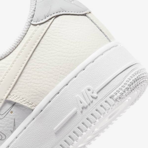 Nike Air Force 1 07 Ženske Tenisice Bijele Platine | NK634ANU