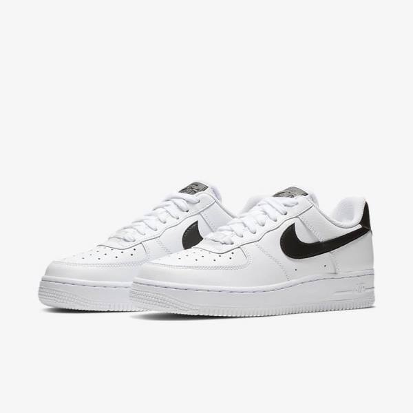 Nike Air Force 1 07 Ženske Tenisice Bijele Crne Bijele | NK659SPW