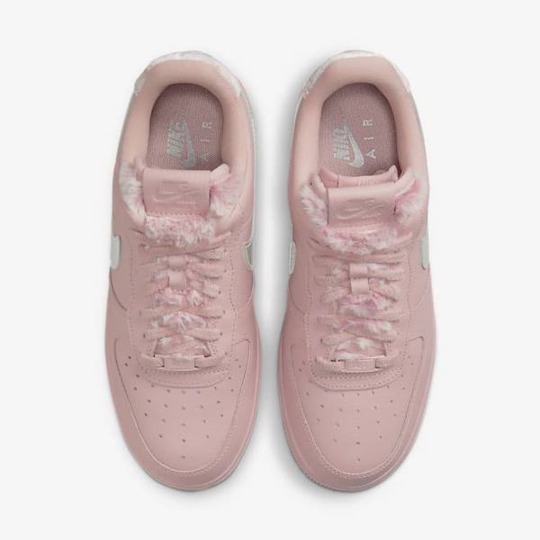 Nike Air Force 1 07 Ženske Tenisice Roze Metalne Srebrne | NK948YHC