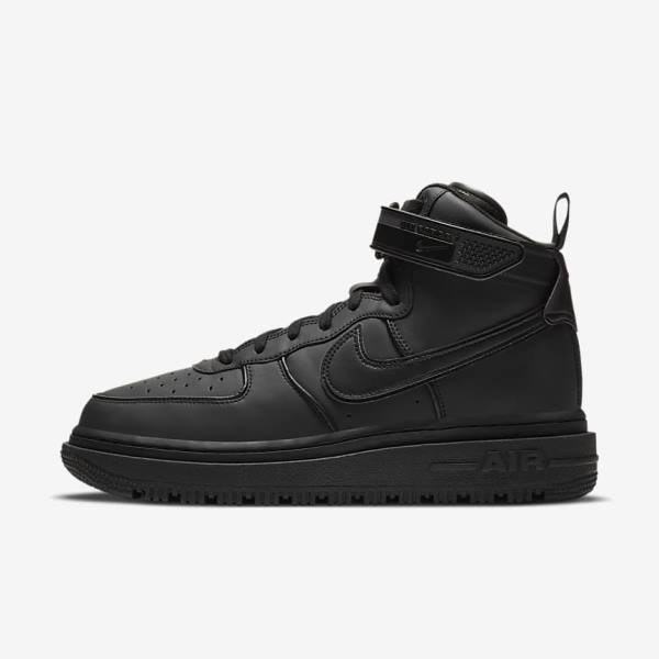 Nike Air Force 1 Boot Muške Tenisice Crne Tamno Sive Bijele | NK489IVO