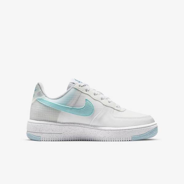 Nike Air Force 1 Crater Older Dječje Tenisice Bijele Plave | NK370NLS