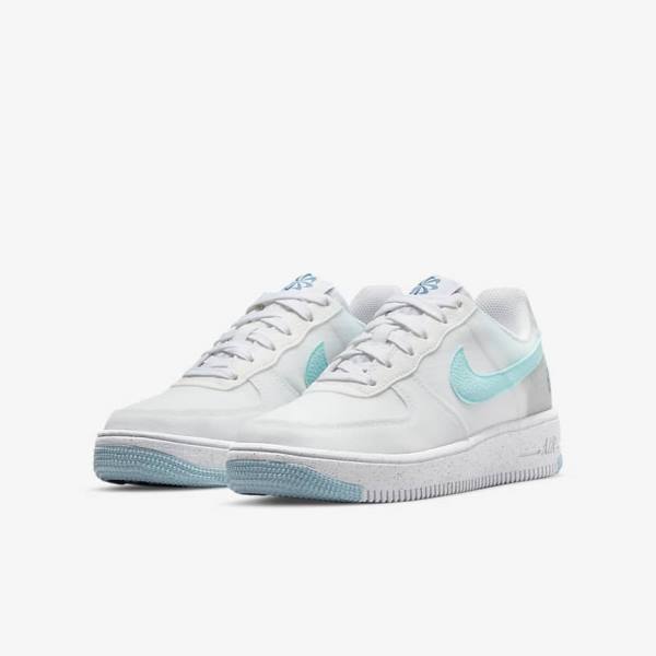 Nike Air Force 1 Crater Older Dječje Tenisice Bijele Plave | NK370NLS