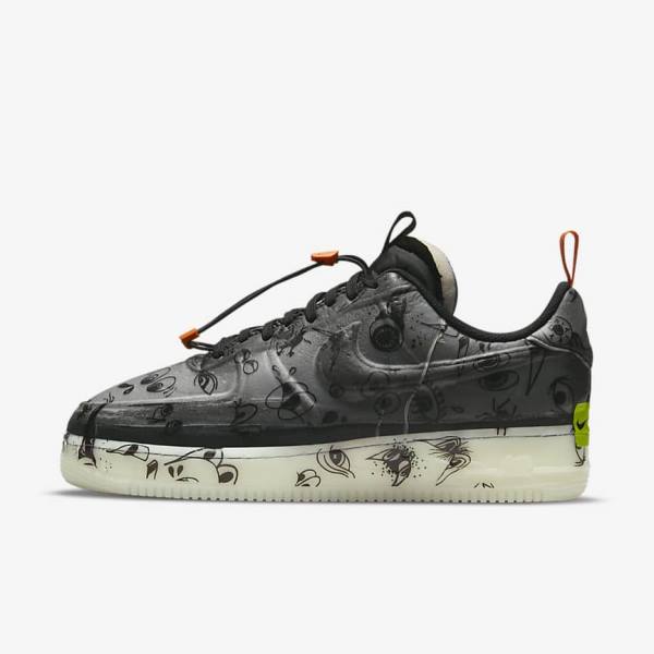 Nike Air Force 1 Experimental Muške Tenisice Crne Bijele | NK052GVA