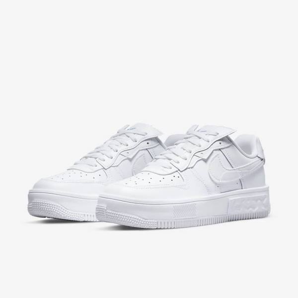 Nike Air Force 1 Fontanka Ženske Tenisice Bijele | NK834VFK