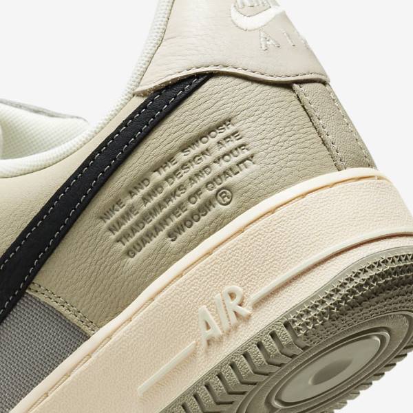 Nike Air Force 1 GTX Muške Tenisice Kaki Boja Bijele Crne | NK436WMC