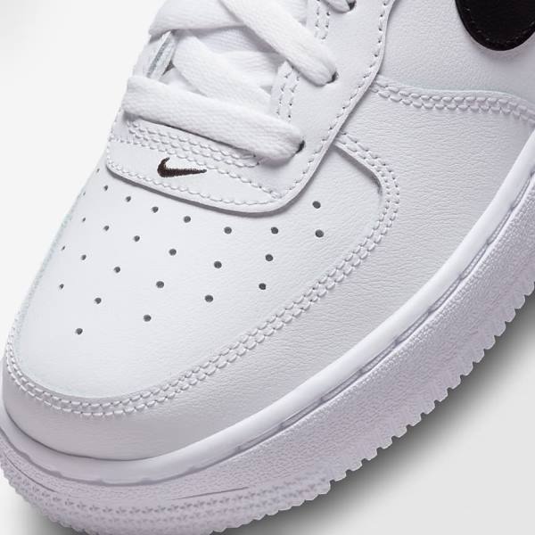 Nike Air Force 1 LV8 Older Dječje Tenisice Bijele Crne | NK501HDV