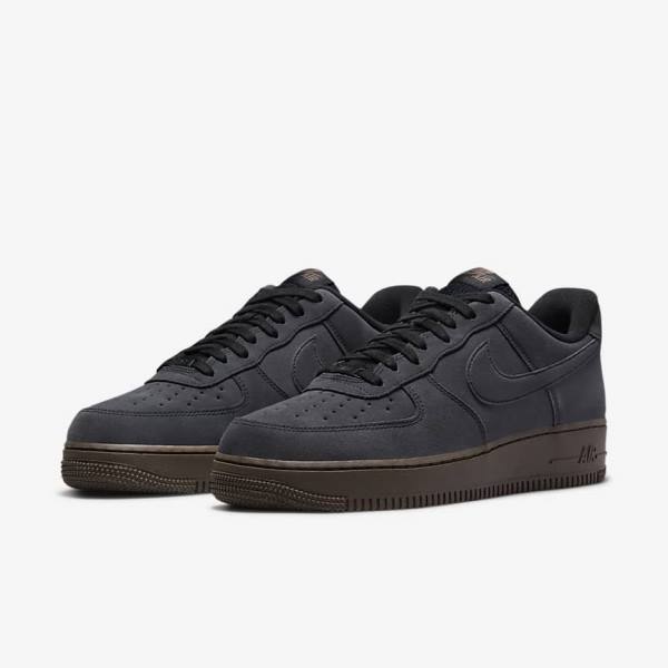 Nike Air Force 1 Muške Tenisice Bijele Tamno Čokoladne | NK591DQX