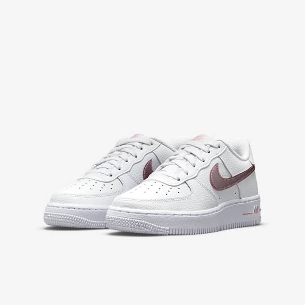 Nike Air Force 1 Older Dječje Tenisice Bijele Roze | NK375RTZ