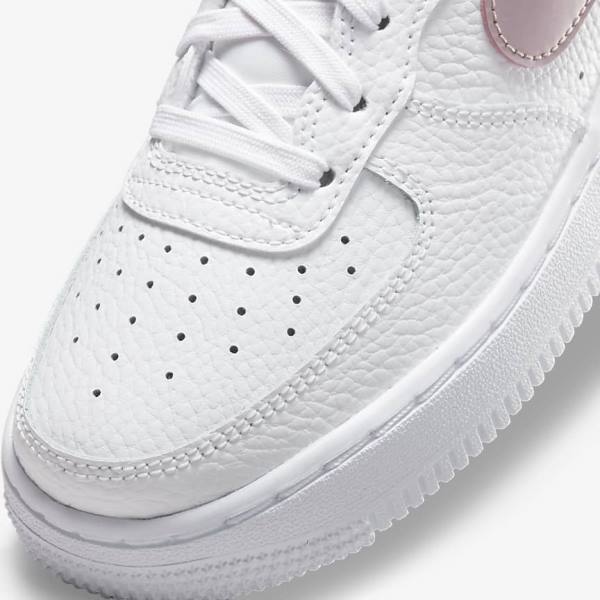 Nike Air Force 1 Older Dječje Tenisice Bijele Roze | NK375RTZ