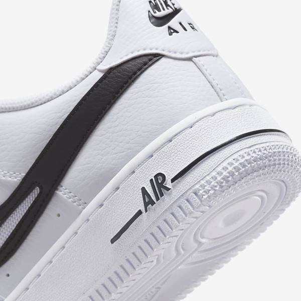 Nike Air Force 1 Older Dječje Tenisice Bijele Crne | NK863KMJ