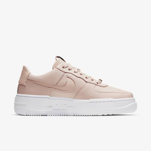 Nike Air Force 1 Pixel Ženske Tenisice Bež Crne Bijele | NK436DJK