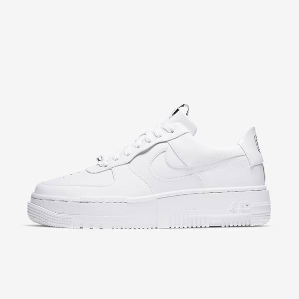 Nike Air Force 1 Pixel Ženske Tenisice Bijele Crne Bijele | NK874BFD