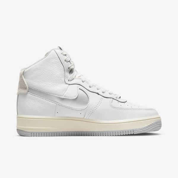 Nike Air Force 1 Sculpt Ženske Tenisice Bijele Srebrne | NK079LIZ