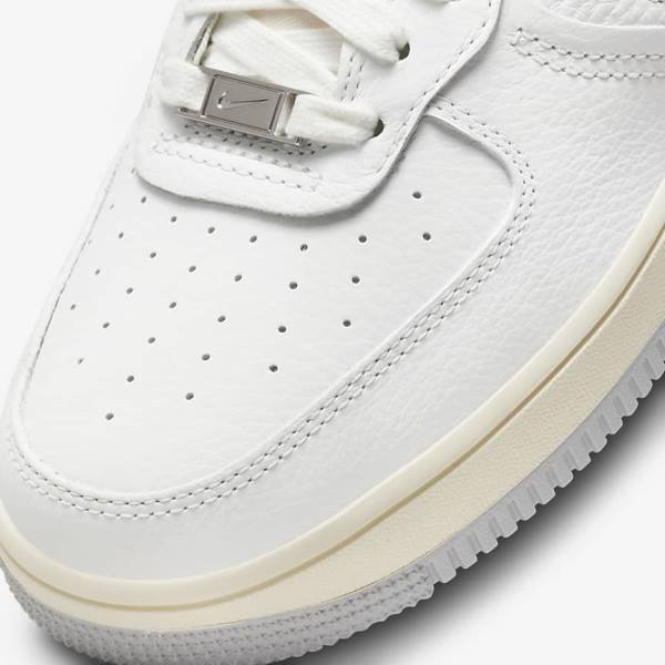 Nike Air Force 1 Sculpt Ženske Tenisice Bijele Srebrne | NK079LIZ