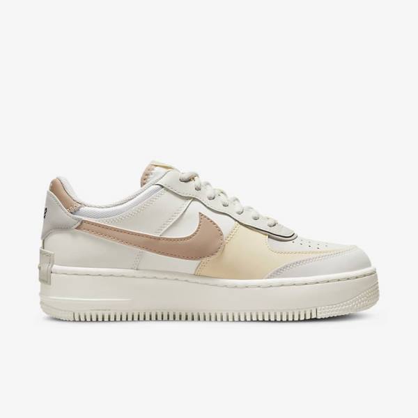 Nike Air Force 1 Shadow Ženske Tenisice Kaki Boja Svijetlo Bež | NK261MAR