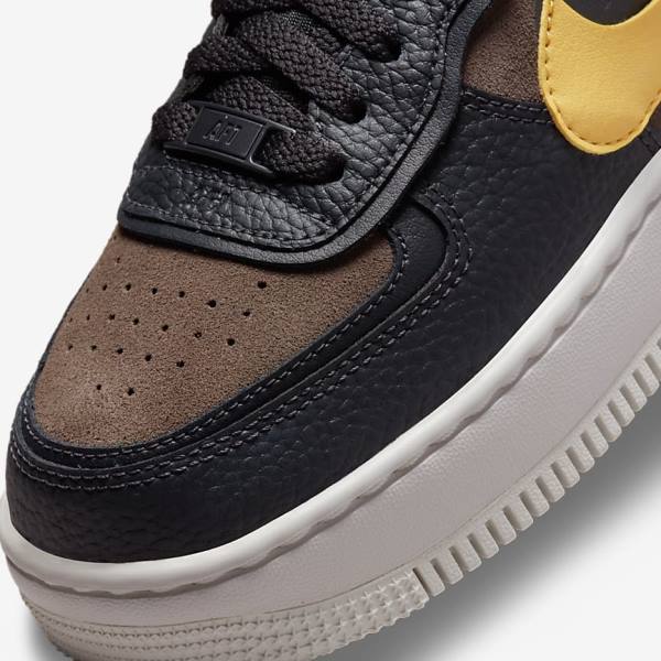 Nike Air Force 1 Shadow Ženske Tenisice Zelene Bijele Zlatne | NK561BXQ