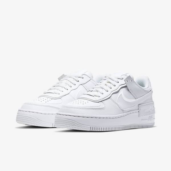 Nike Air Force 1 Shadow Ženske Tenisice Bijele | NK605TPW