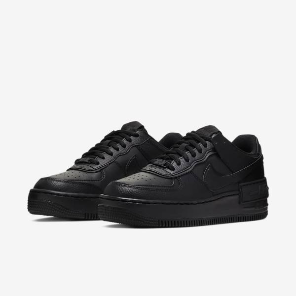 Nike Air Force 1 Shadow Ženske Tenisice Crne | NK875HDA