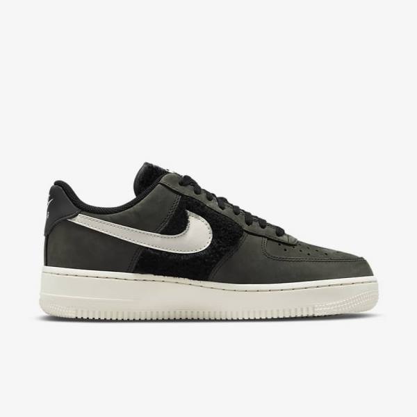 Nike Air Force 1 Ženske Tenisice Crne Svijetlo Bež | NK718REW