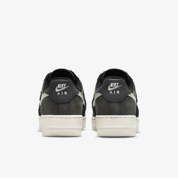 Nike Air Force 1 Ženske Tenisice Crne Svijetlo Bež | NK718REW