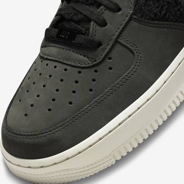 Nike Air Force 1 Ženske Tenisice Crne Svijetlo Bež | NK718REW