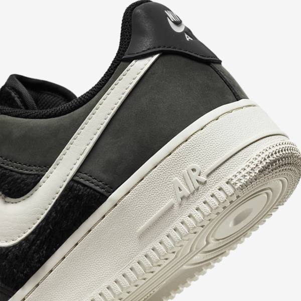 Nike Air Force 1 Ženske Tenisice Crne Svijetlo Bež | NK718REW