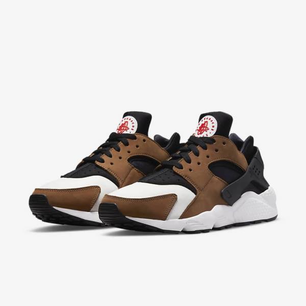 Nike Air Huarache LE Muške Tenisice Crne Bijele Crvene | NK372XSF