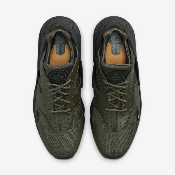 Nike Air Huarache Muške Tenisice Kaki Boja Crne Zlatne Kaki Boja | NK248HJA