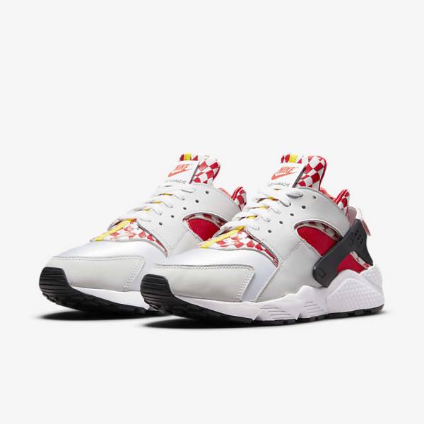 Nike Air Huarache Premium Liverpool F.C. Muške Tenisice Bijele Žute Crvene | NK507ALM