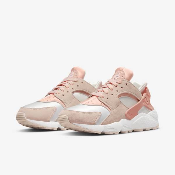 Nike Air Huarache Ženske Tenisice Bijele Kaki Boja Sive Svijetlo | NK145XPJ