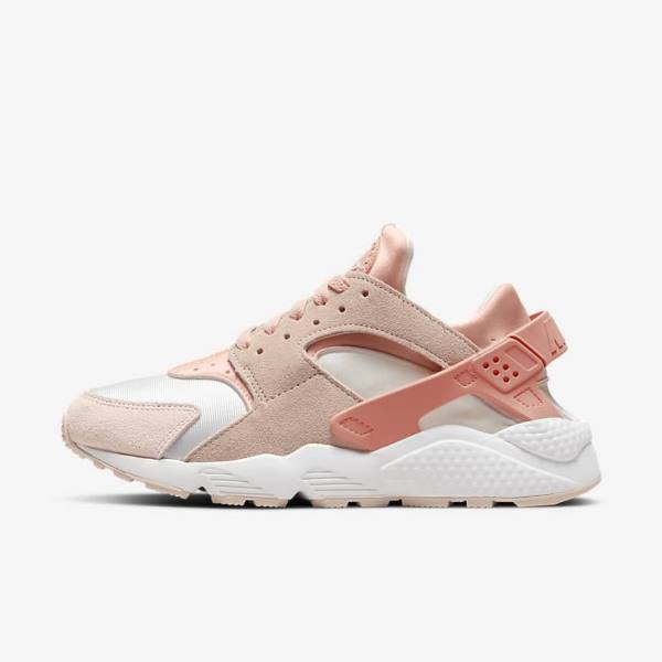 Nike Air Huarache Ženske Tenisice Bijele Kaki Boja Sive Svijetlo | NK145XPJ