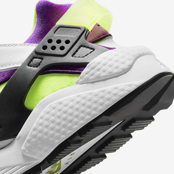 Nike Air Huarache Ženske Tenisice Bijele Crne Žute | NK926CTR