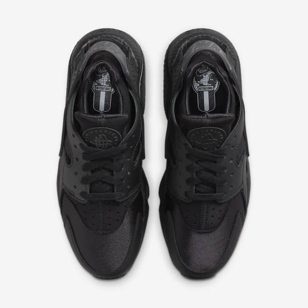 Nike Air Huarache Ženske Tenisice Crne Tamno Sive | NK953IWH