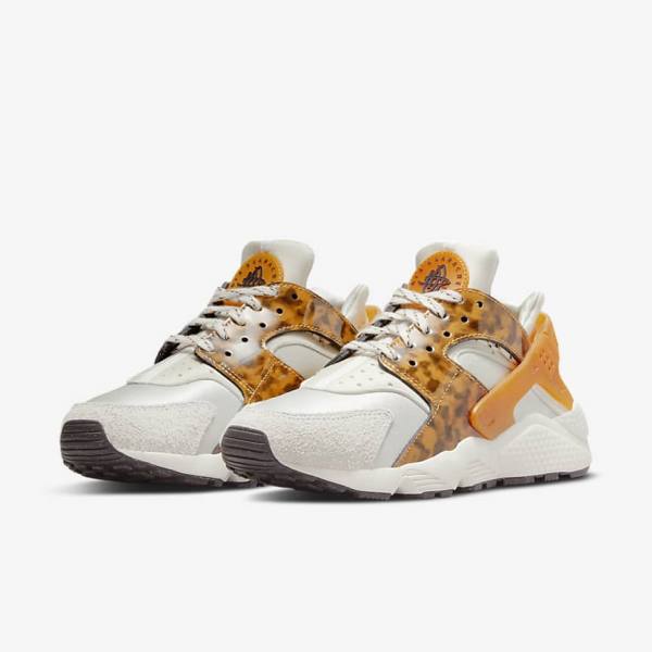 Nike Air Huarache Ženske Tenisice Smeđe Svijetlo Bež Žute | NK156LBT