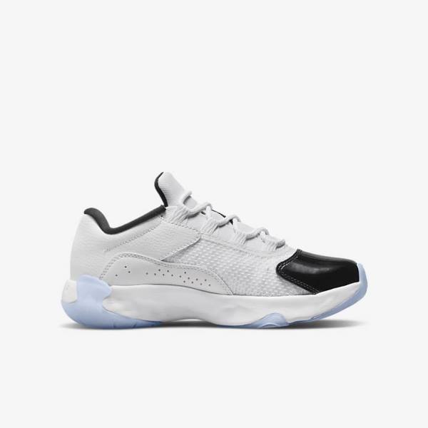 Nike Air Jordan 11 CMFT Low Older Dječje Tenisice Bijele Crne | NK154VFX