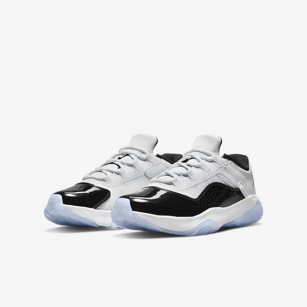 Nike Air Jordan 11 CMFT Low Older Dječje Tenisice Bijele Crne | NK154VFX