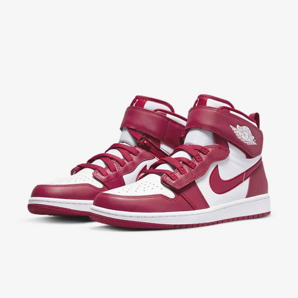 Nike Air Jordan 1 Hi FlyEase Muške Tenisice Crvene Bijele | NK683HTO