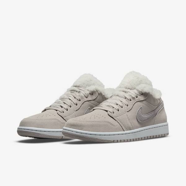 Nike Air Jordan 1 Low SE Ženske Tenisice Sive Sive Bijele | NK493UAJ