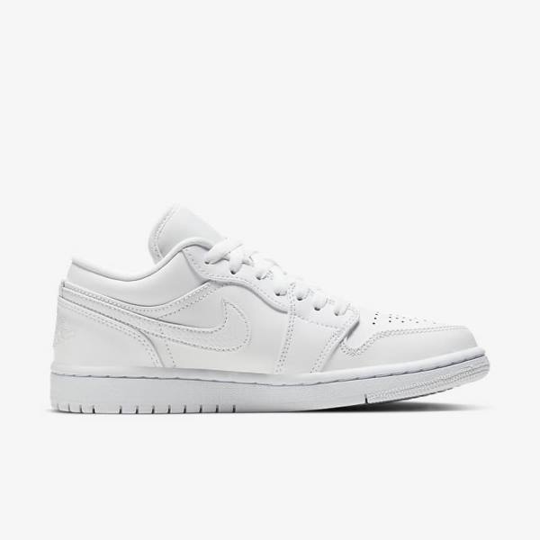 Nike Air Jordan 1 Low Ženske Tenisice Bijele | NK014SIU