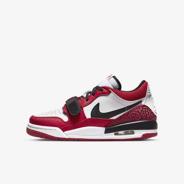 Nike Air Jordan Legacy 312 Low Older Dječje Tenisice za košarku Bijele Crvene Crne | NK065WNV