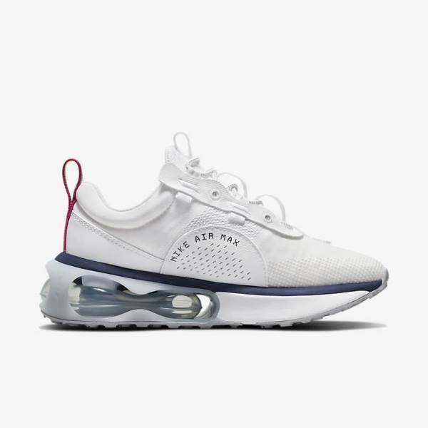 Nike Air Max 2021 Ženske Tenisice Bijele Plave Platine Roze | NK571NFC