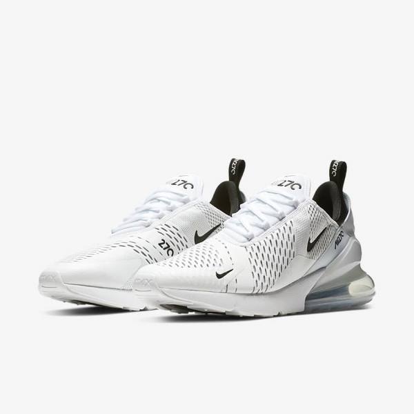 Nike Air Max 270 Muške Tenisice Bijele Crne | NK873RVU